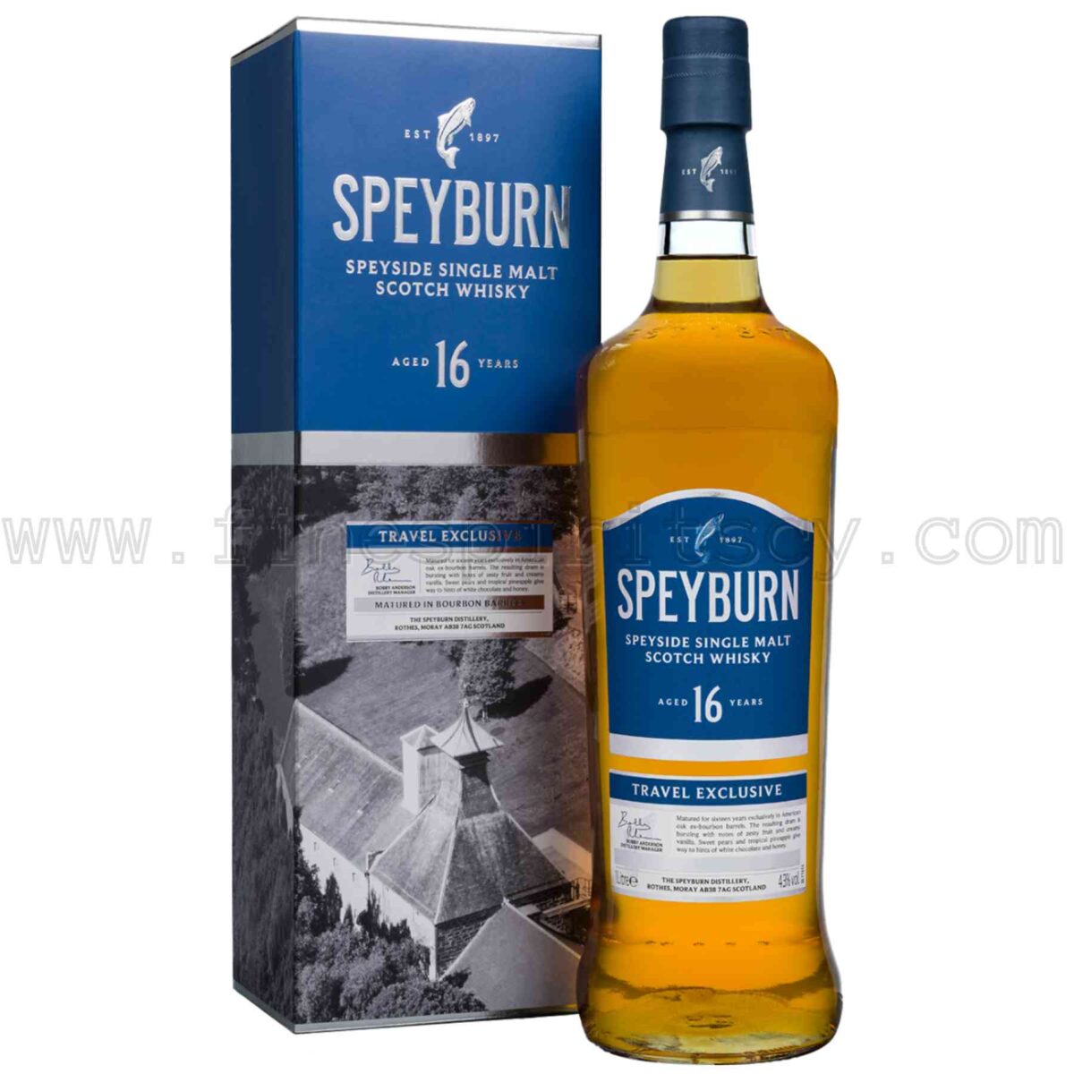 Speyburn 16 Year Old 1000ml 100cl 1L Liter Litre Travel Retail Exclusive