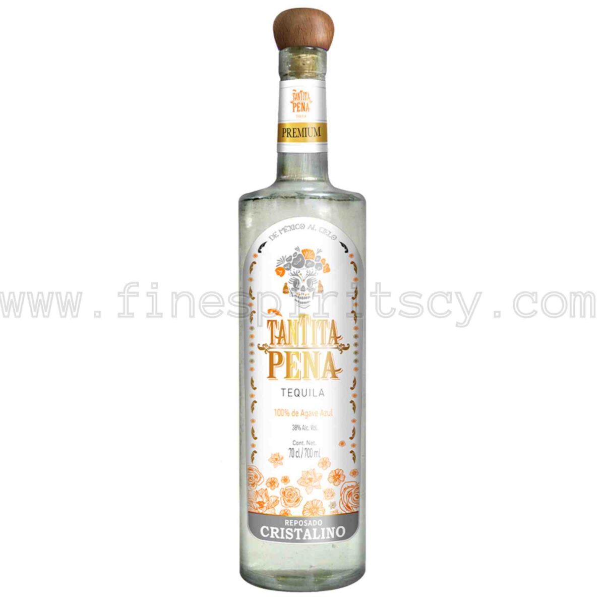 Tantina Pena Cristalino Reposado Tequila 700ml 70cl 0.7L