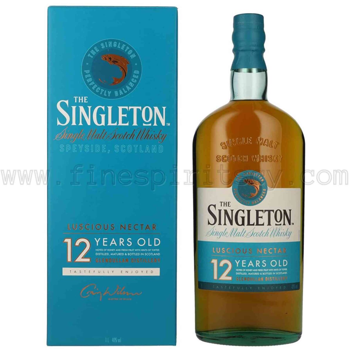 The Singleton Of Glendullan 12 Year Old 1000ml 100cl 1L Liter Litre