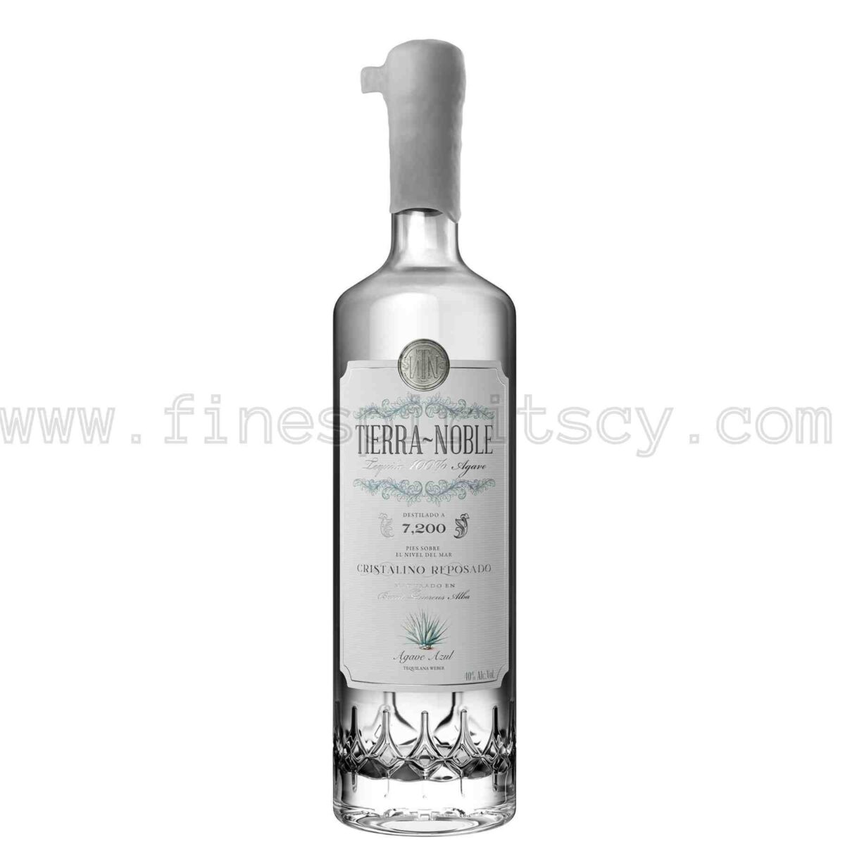 Tierra Noble Cristalino Reposado Tequila Triple Distilled 700ml 70cl 0.7L