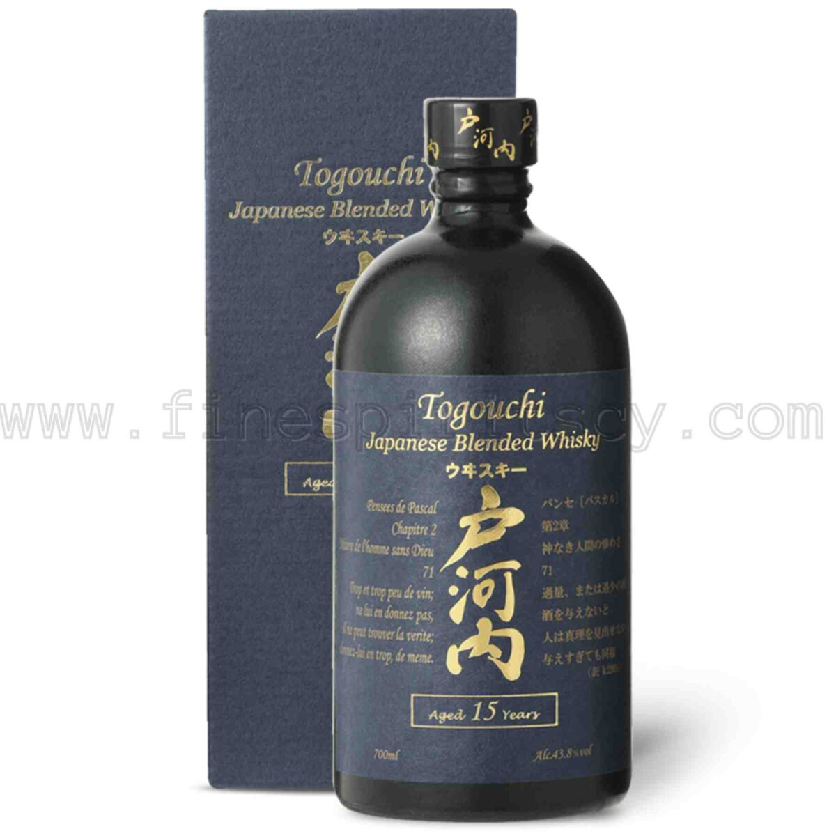 Togouchi 15 Year Old Japanese Blended Whisky 700ml 70cl 0.7L