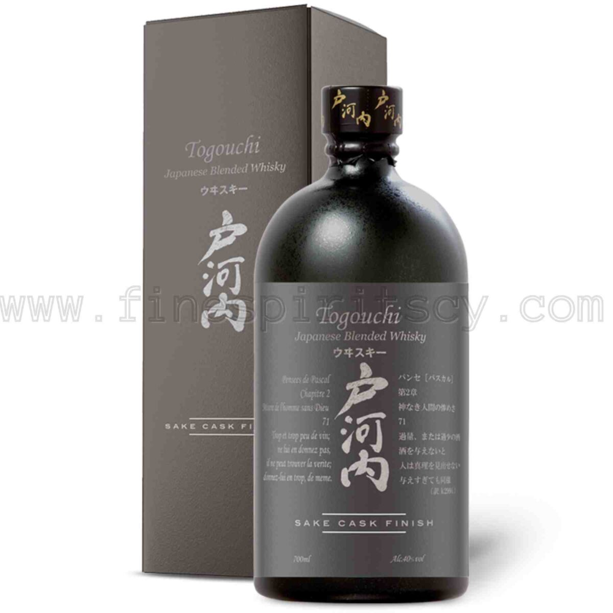 Togouchi Sake Cask Finish Blended Japanese Whisky 700ml 70cl 0.7L