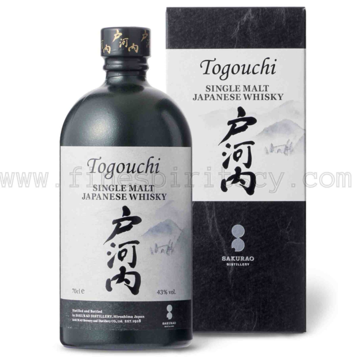 Togouchi Single Malt Japanese 700ml 70cl 0.7L