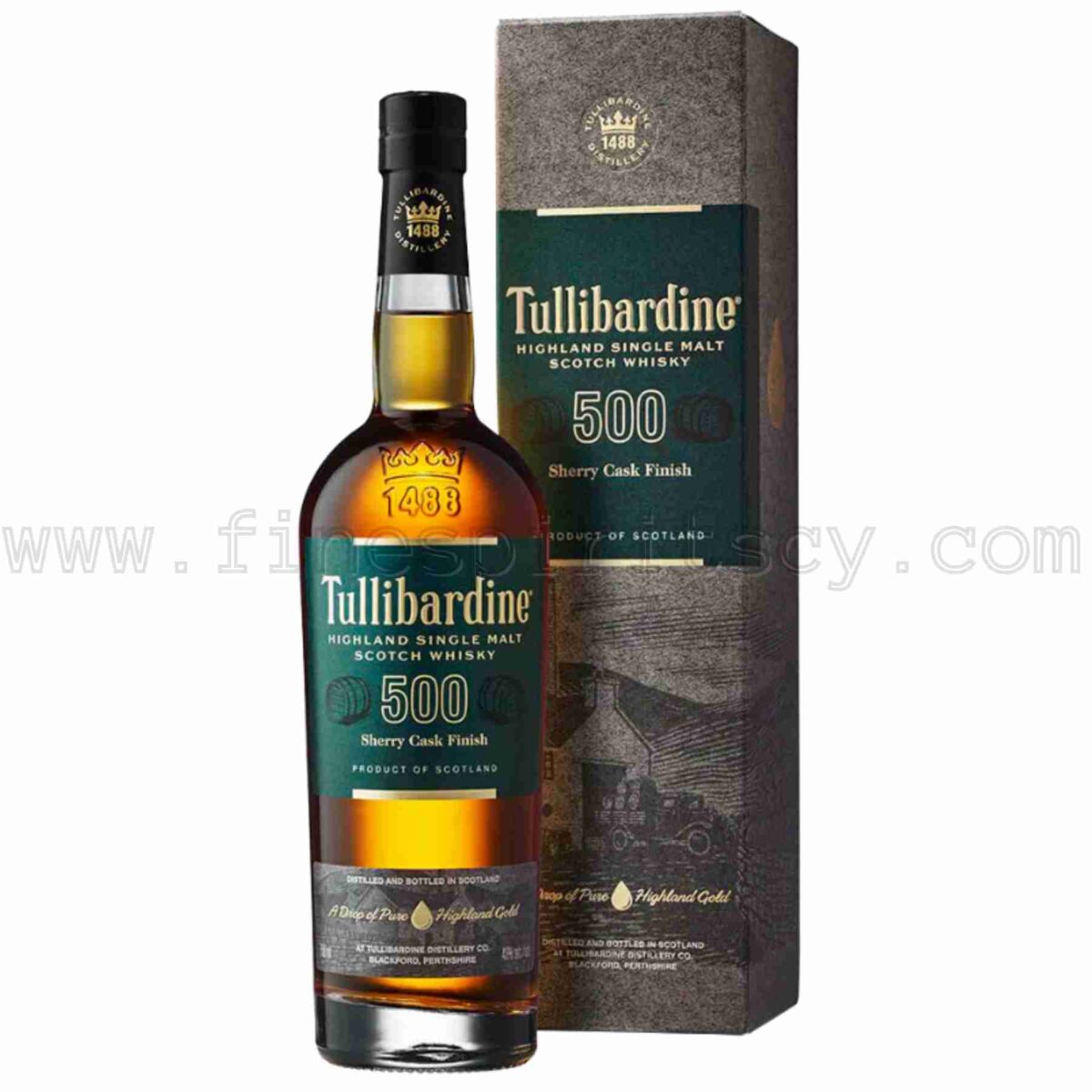 Tullibardine 500 Sherry Cask Finish 700ml 70cl 0.7L