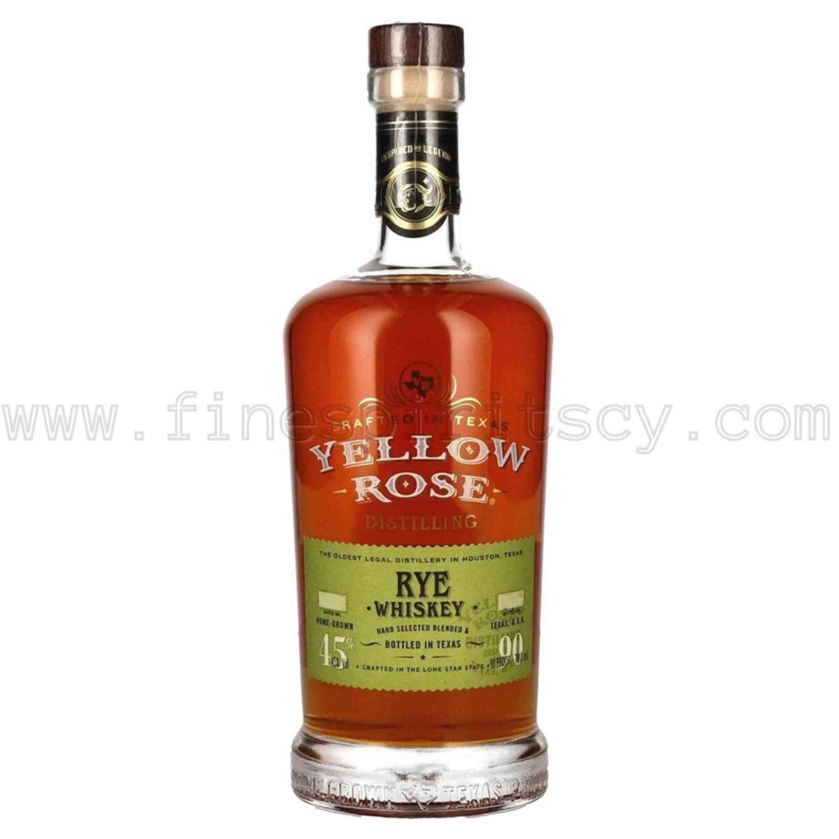 Yellow Rose Rye Whiskey 700ml 70cl 0.7L