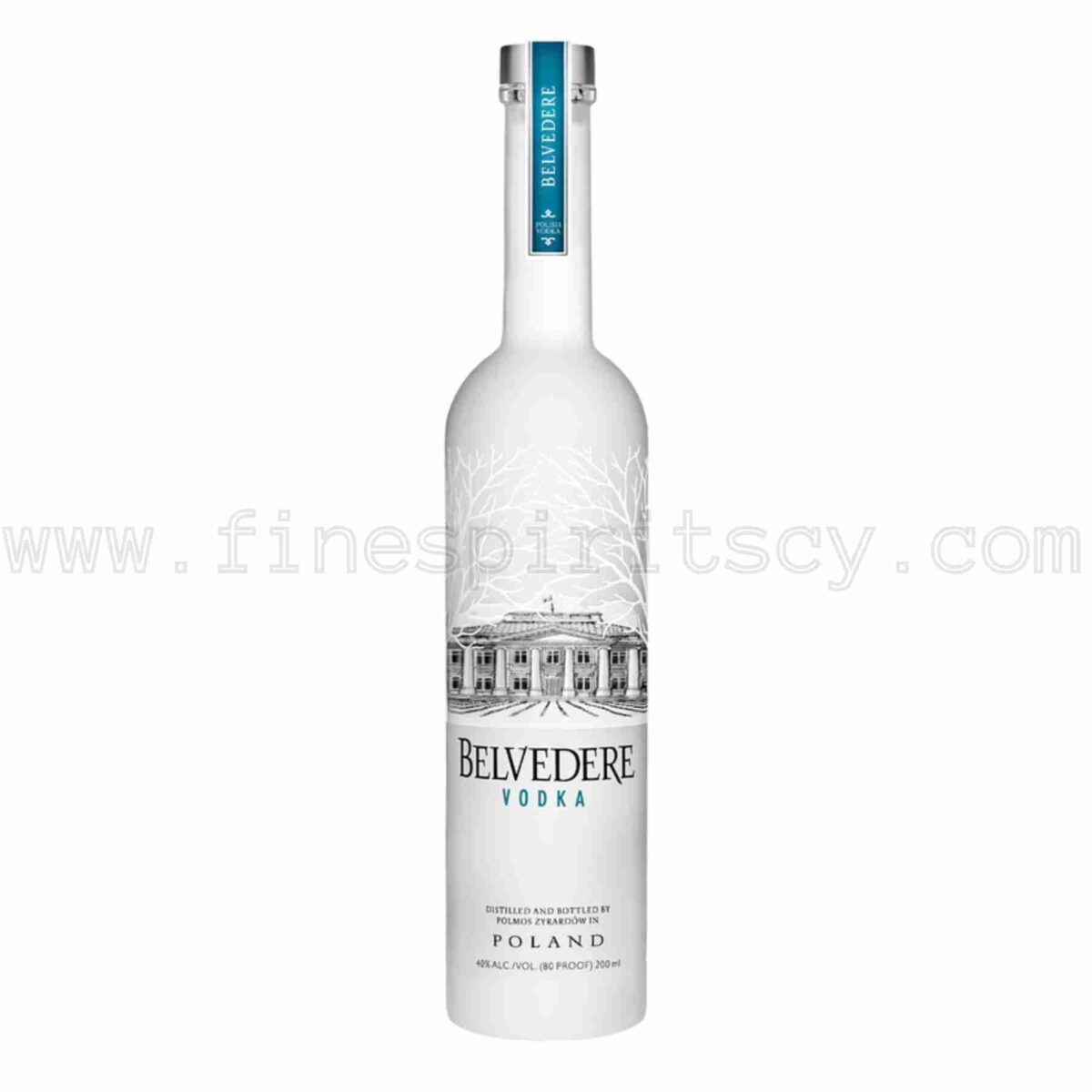 belvedere 200ml 20cl 0.2L small organic vodka Cyprus Price