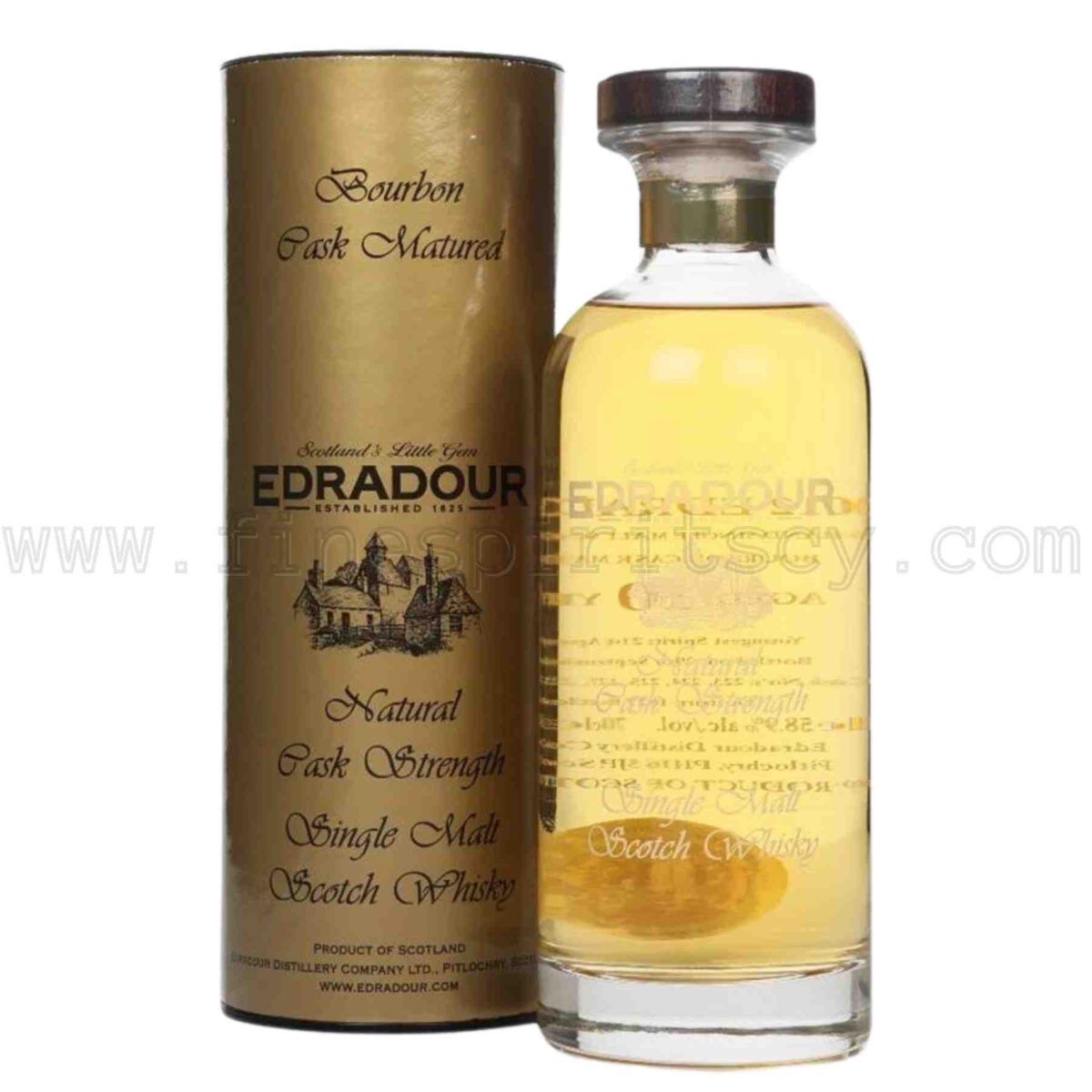 Edradour 2012 10 Year Old Bourbon Matured Cask Strength 700ml 70cl 0.7L 58.9% 117.8 proof ABV