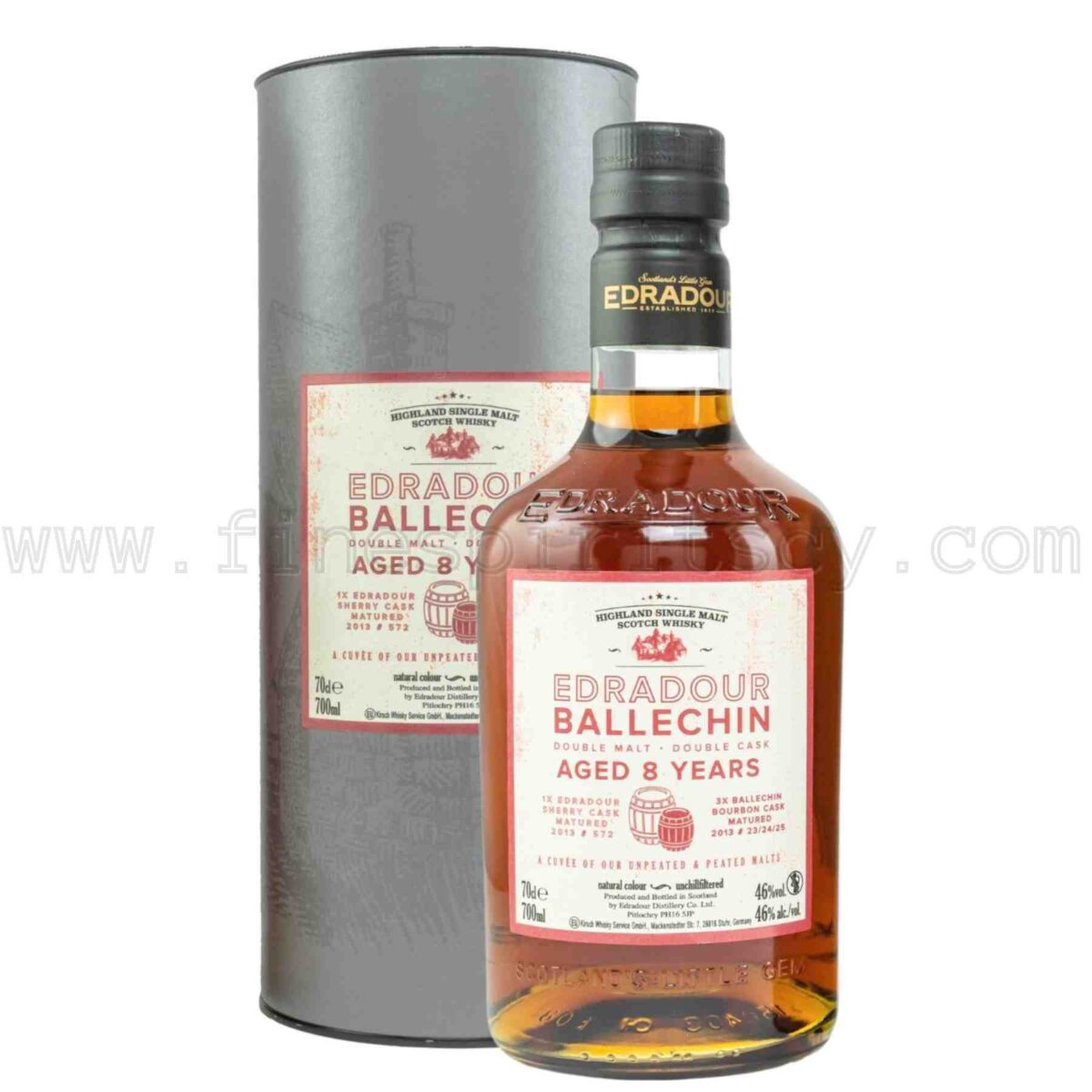 Edradour Ballechin 8 Year Old Cuvee Double Malt Double Cask 700ml 70cl 0.7L