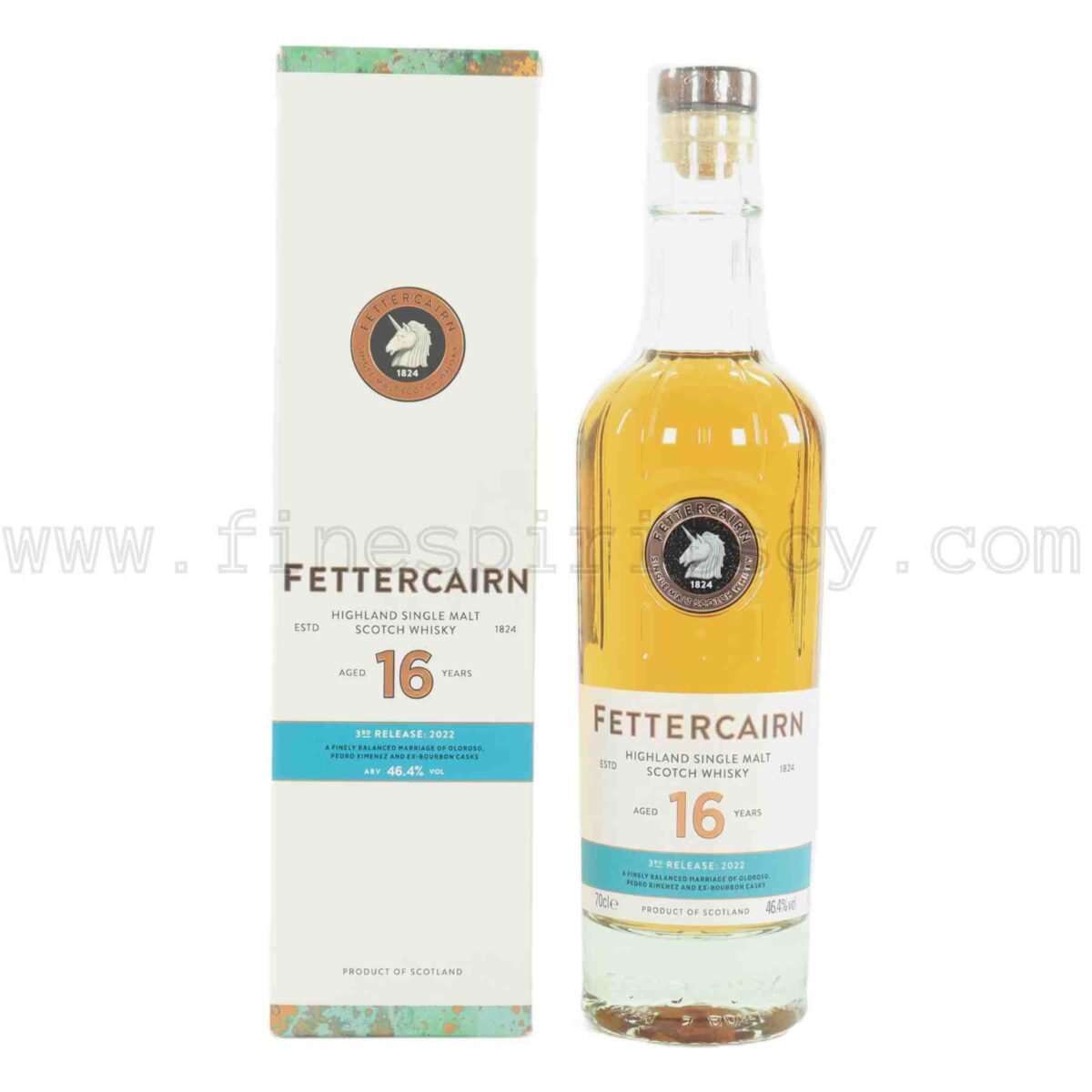 Fettercairn 16 Year Old 3rd Release 2022 Travel Retail 1000ml 100cl 1l liter litre