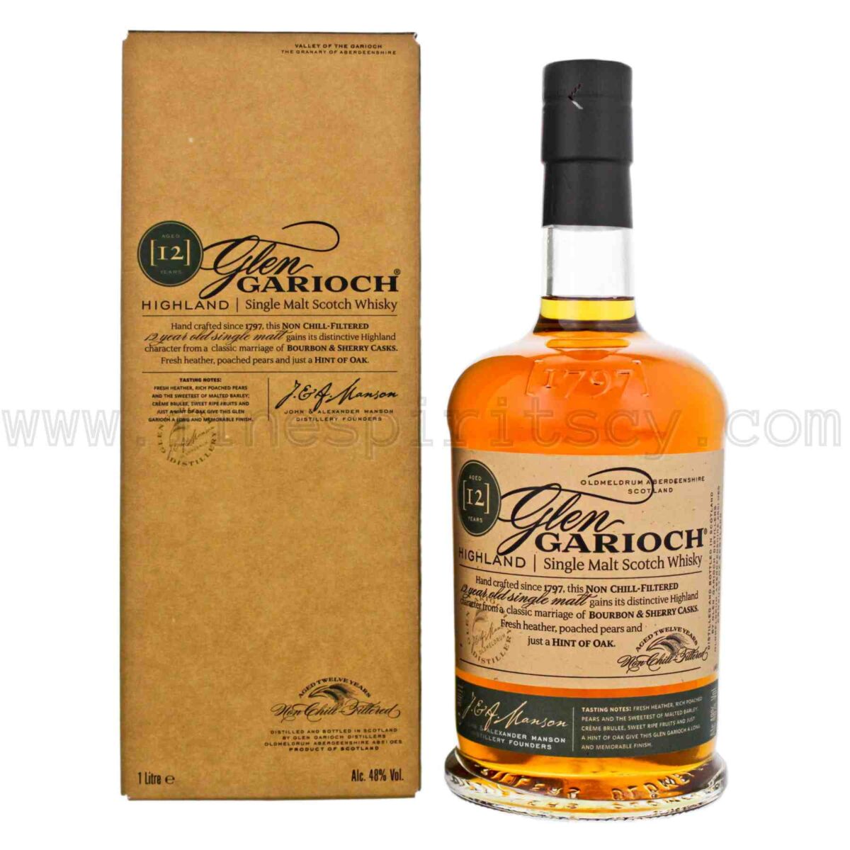 Glen Garioch 12 Year Old 1000ml 100cl 1L Liter Litre