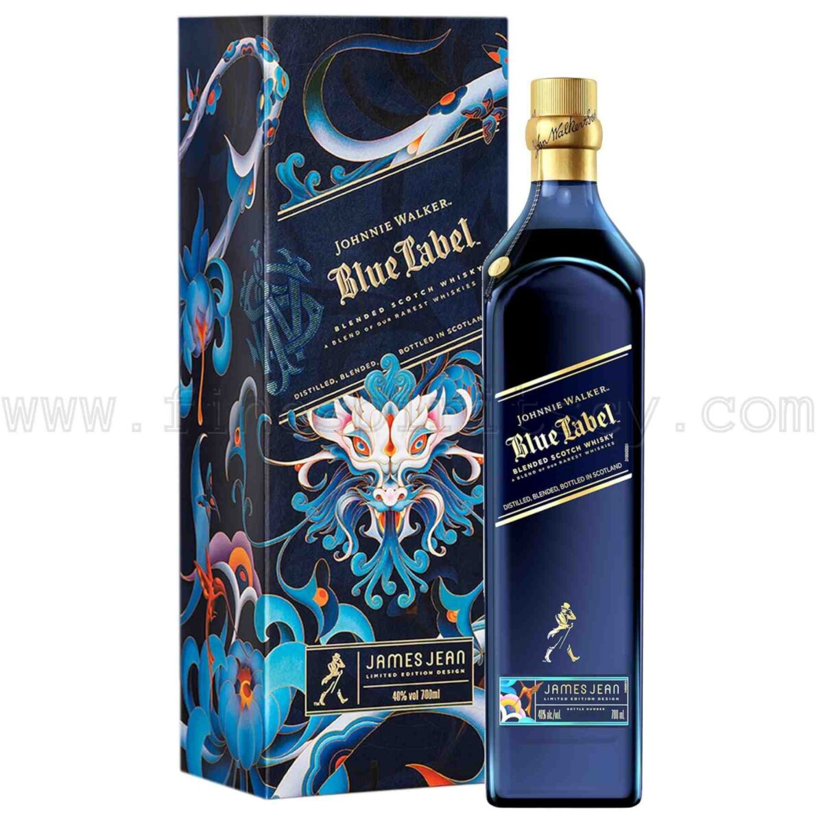 Johnnie Walker Blue Label 2024 Year Of The Wood Dragon James Jean Limited Edition 700ml 70cl 0.7L