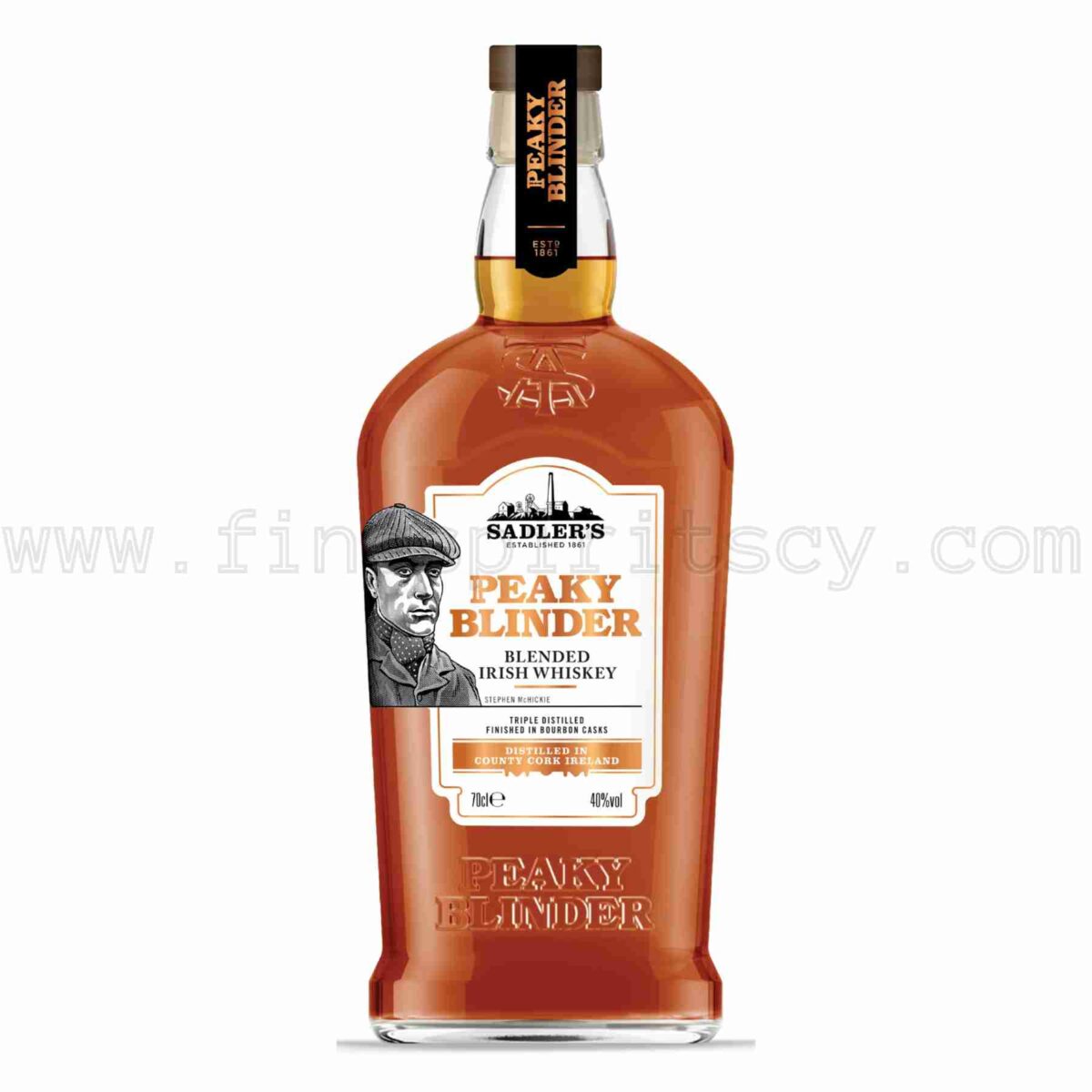 Sadler's Peaky Blinder Irish Whiskey Blended 700ml 70cl 0.7L