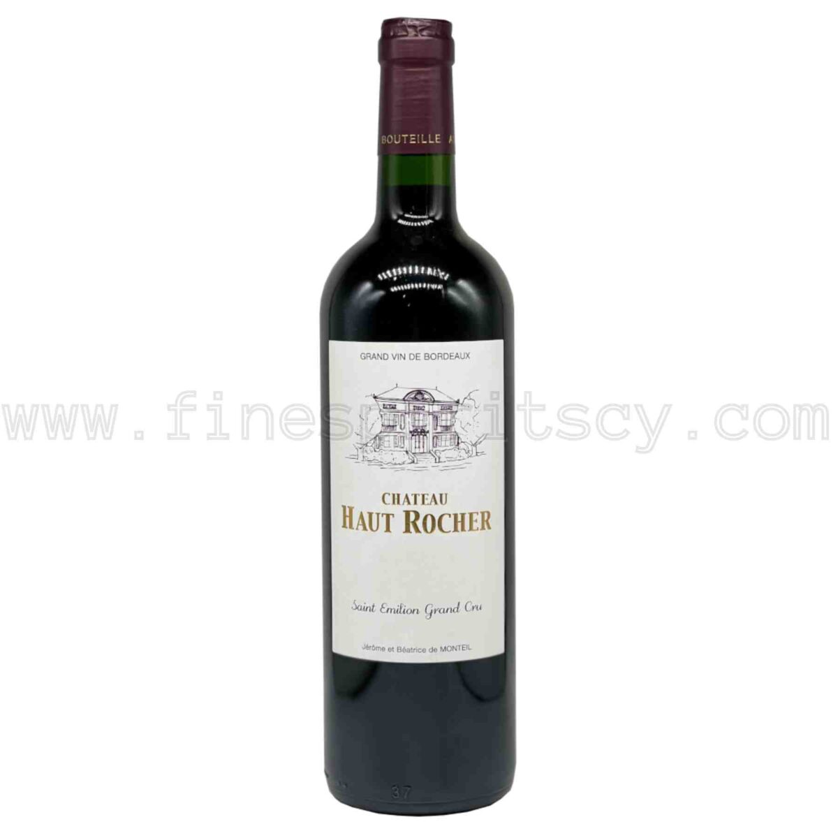 Chateau Haut Rocher 2019 Saint Emilion Grand Cru 750ml 75cl 0.75L