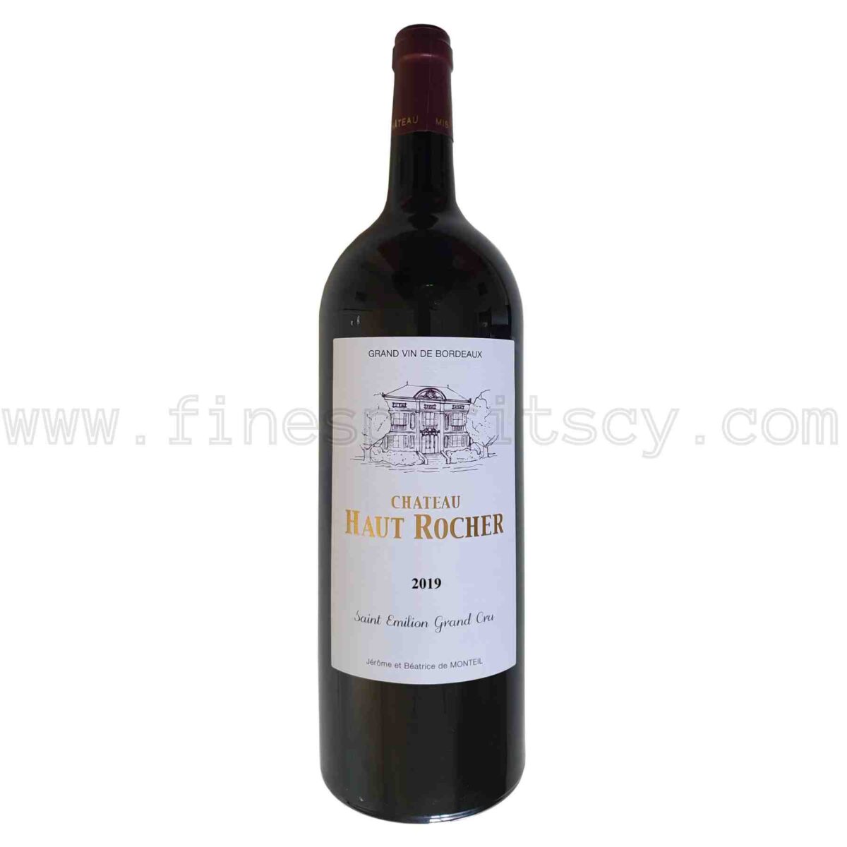 Chateau Haut Rocher 2019 Saint Emilion Grand Cru Magnum 1.5L 1500ml 150cl