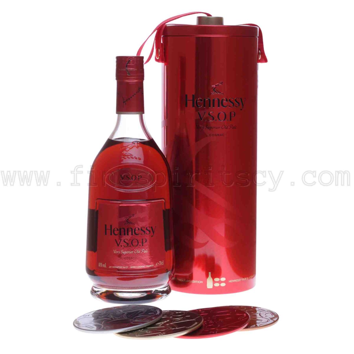 Hennessy VSOP Holidays edition 2022 With 4 Coasters Cognac 700ml 70cl 0.7L