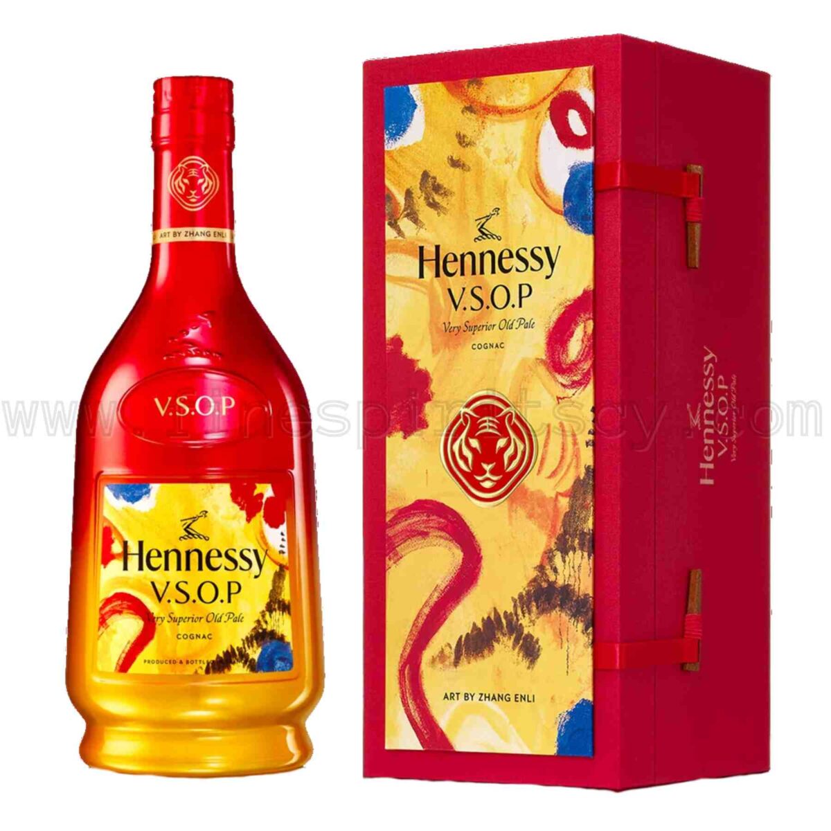 Hennessy VSOP Chinese Year Of The Tiger Zhang Enli 700ml 70cl 0.7L Front Bottle Box