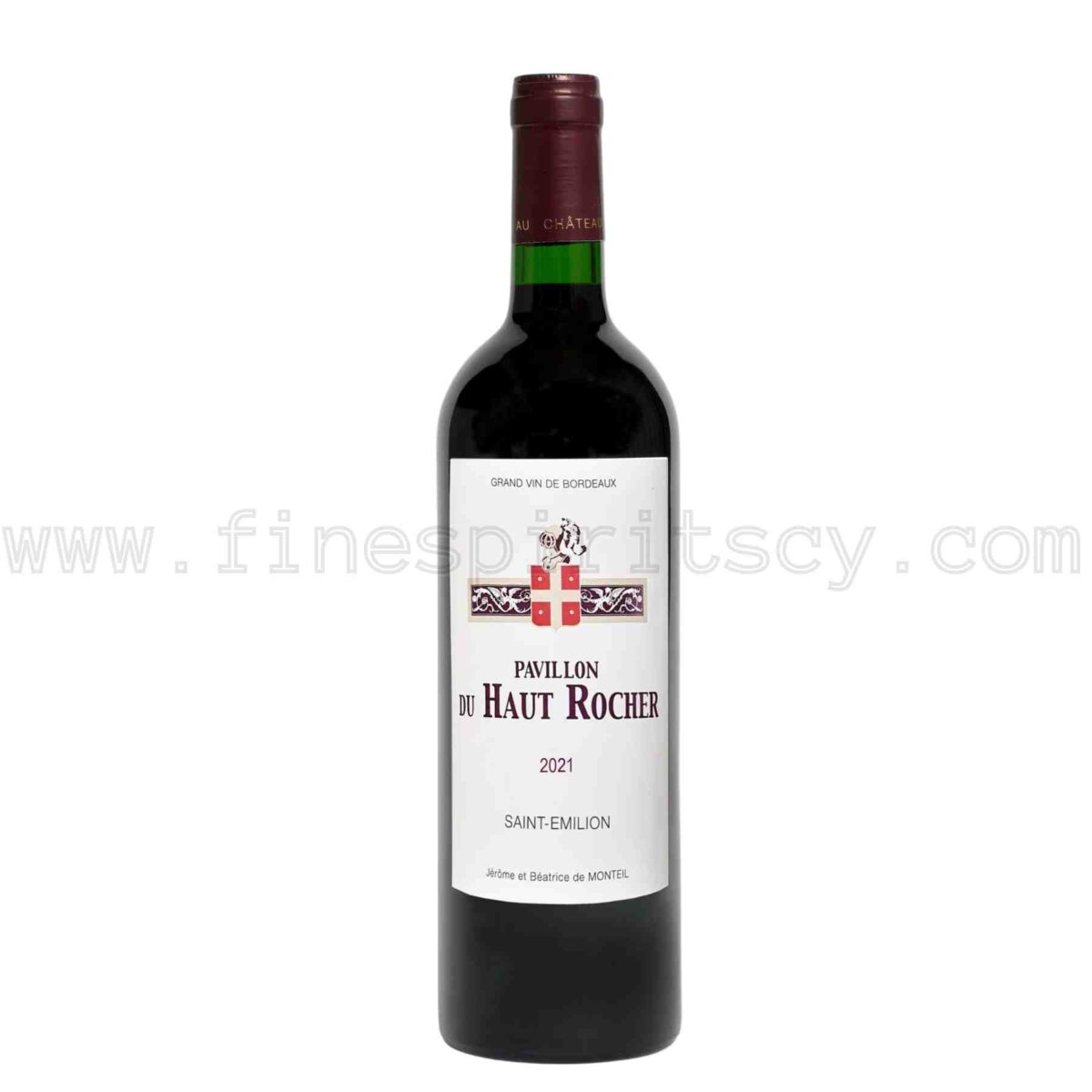 Pavillon Du Haut Rocher 2021 Saint Emilion Chateau 750ml 75cl 0.75L