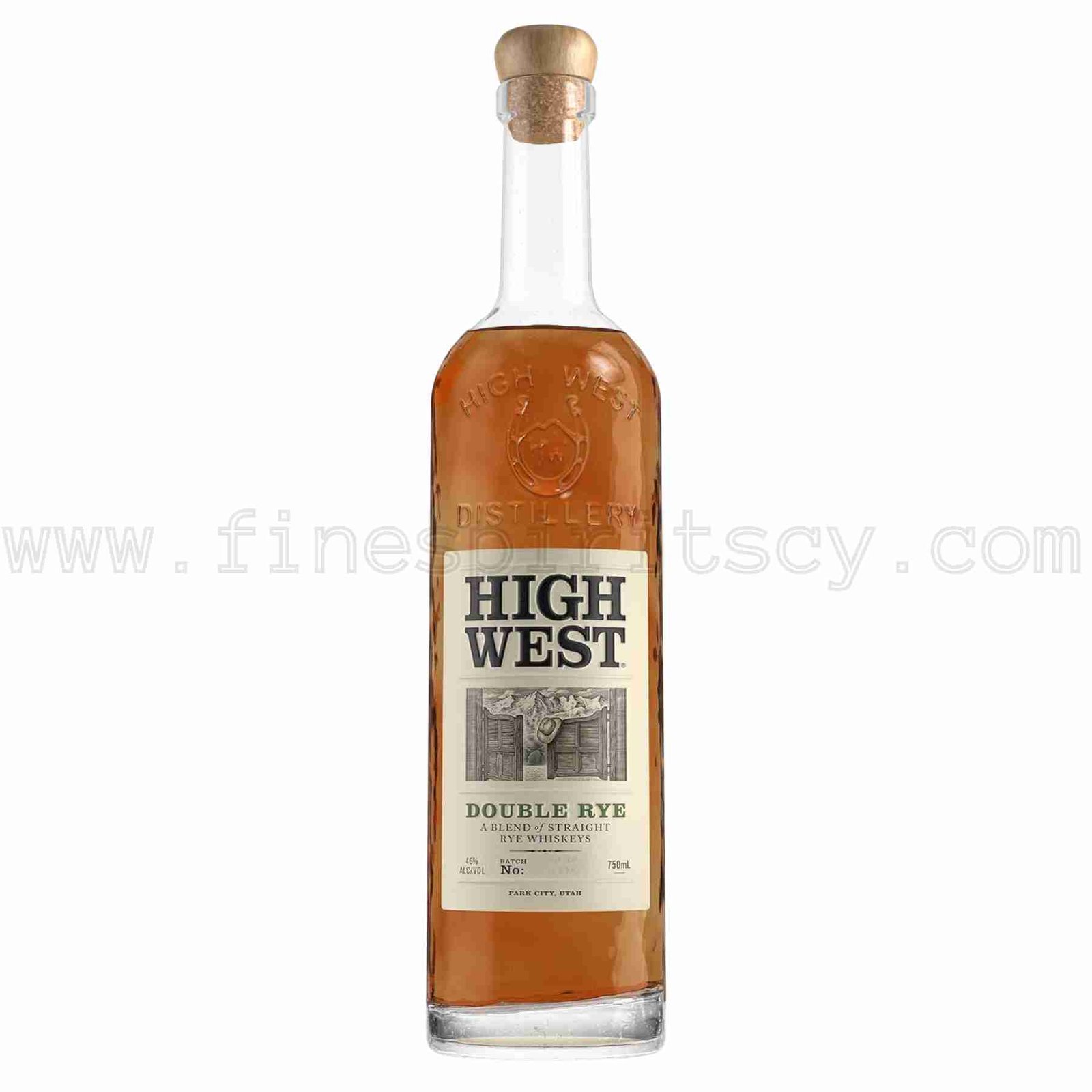 High West Double Rye FSCY High West Double Rye A Blend Of Straight Whiskeys 750ml 75cl 0.75L
