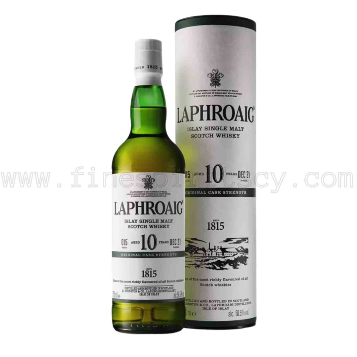 Laphroaig 10 Year Old Cask Strength Batch Number No.15 700ml 70cl 0.7L 56.5%