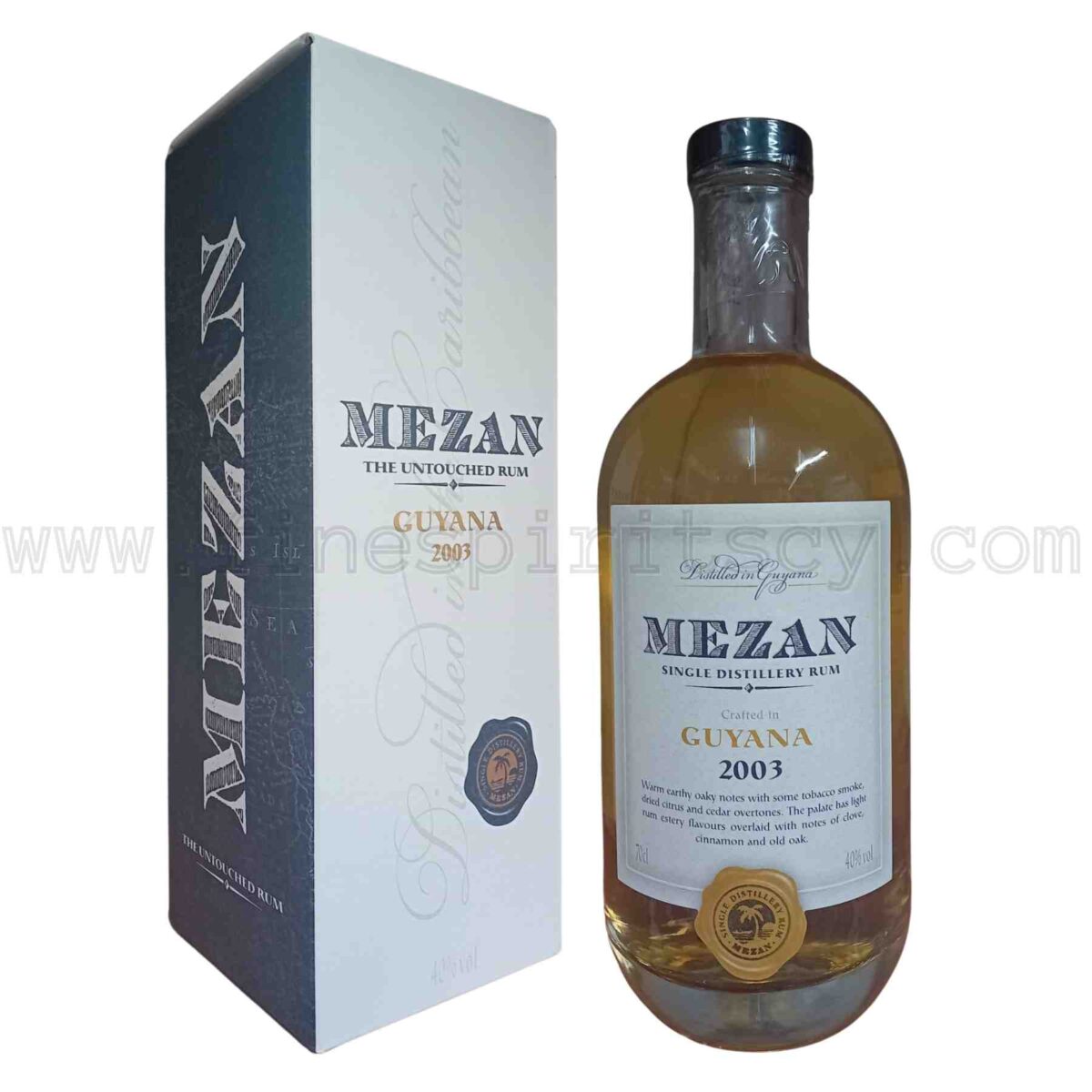 Mezan Guyana 2003 Single Distillery Rum 700ml 70cl 0.7L