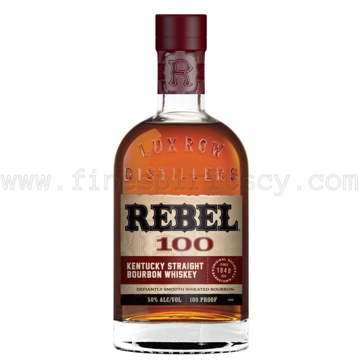 Rebel 100 Proof Kentucky Straight Bourbon Whiskey 750ml 75cl 0.75L