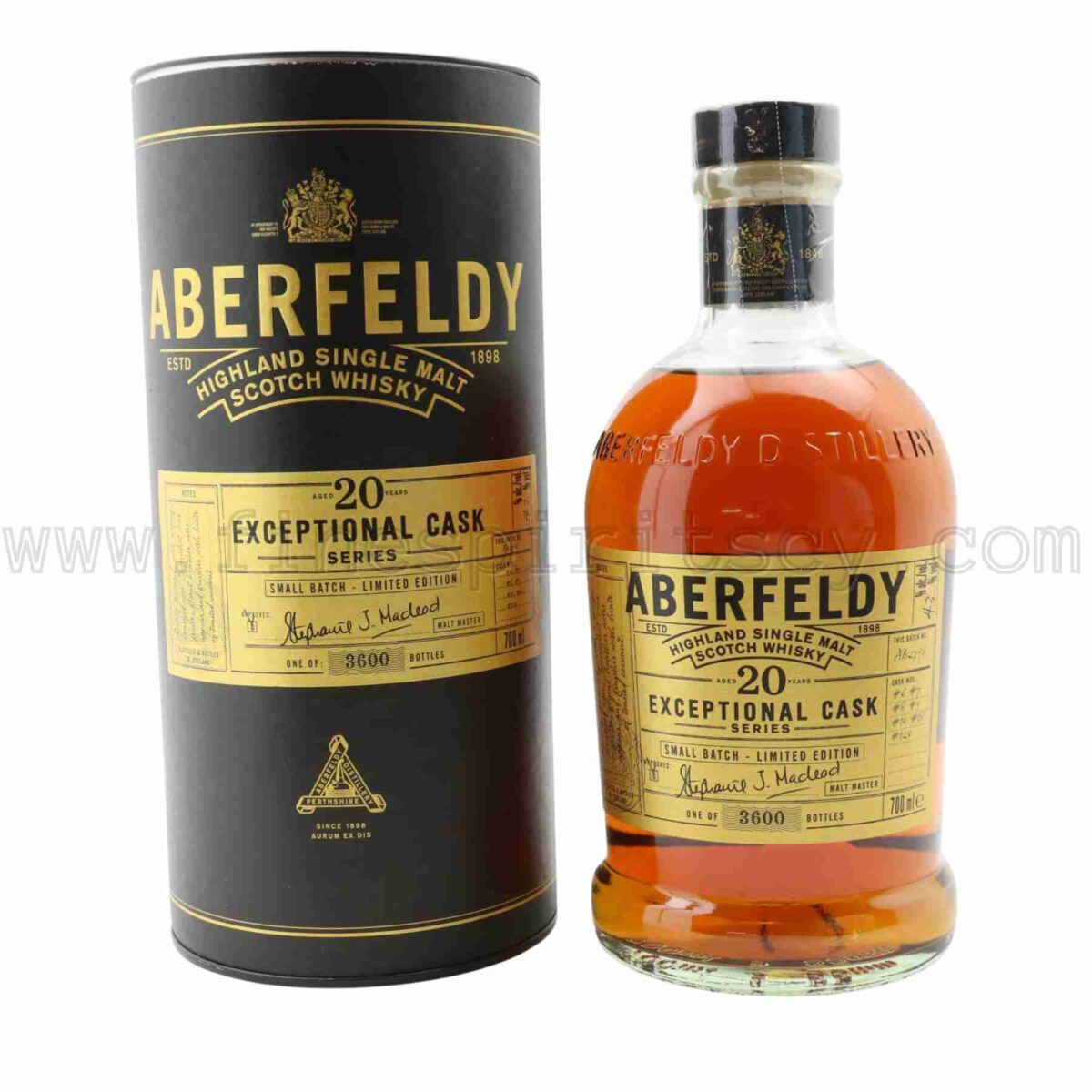 Aberfeldy 20 Year Old Exceptional Cask 2019 AB2798 one of 3600 bottles worldwide