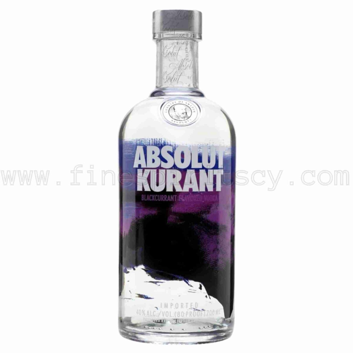 Absolut Kurant Vodka Blackcurrant flavored 700ml 70cl 0.7L