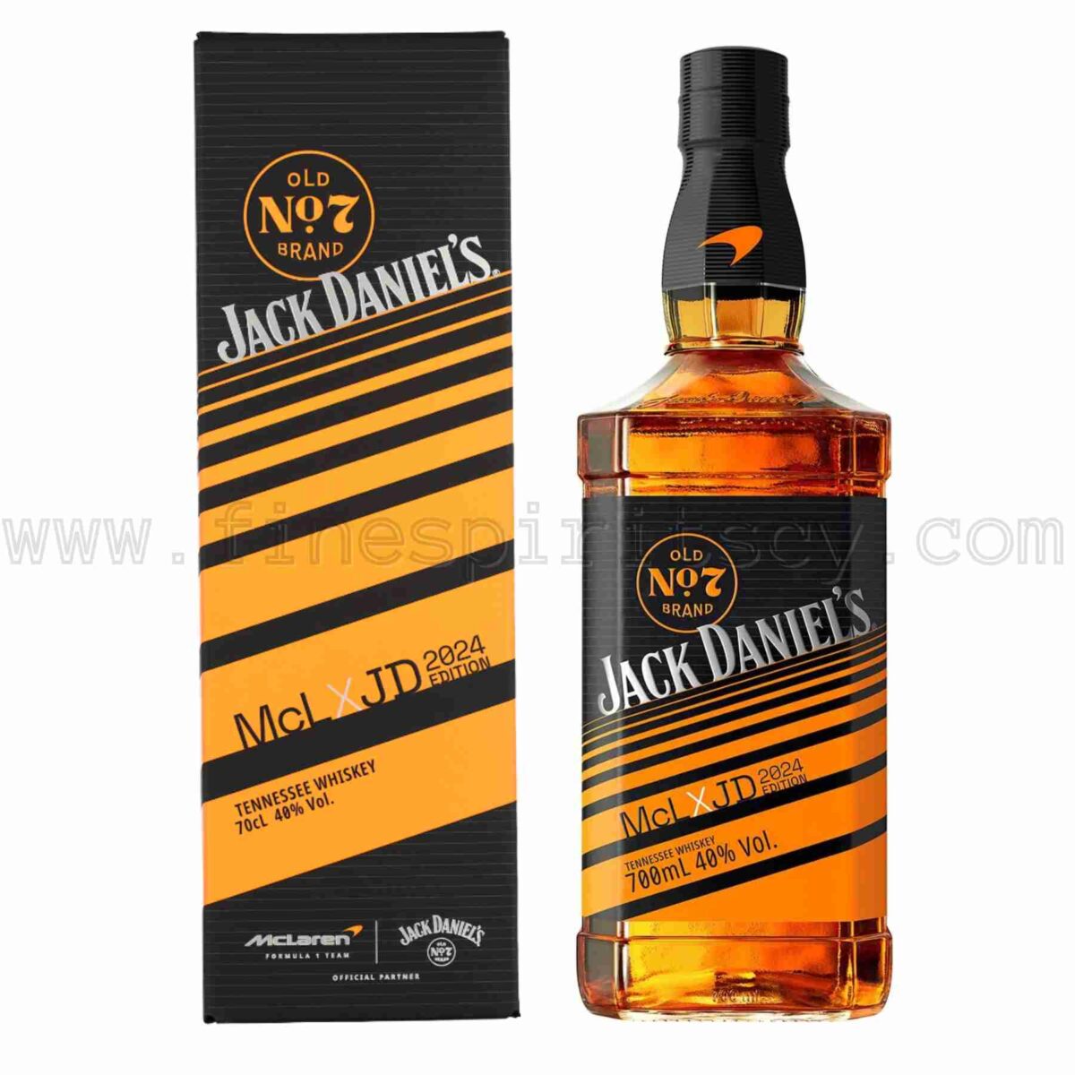 Jack Daniels JD McLaren McL 2024 Formula 1 Team Race Edition Limited 700ml 70cl 0.7L With Box