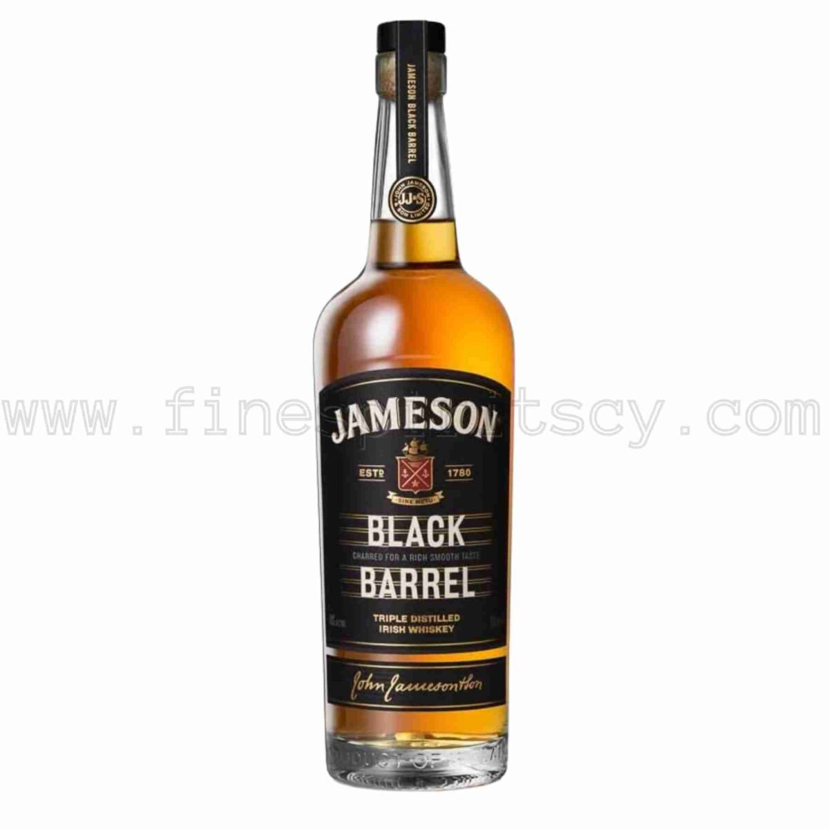 Jameson Black Barrel Triple Distilled Irish Whiskey 1000ml 100cl 1l liter litre 700ml 70cl 0.7L