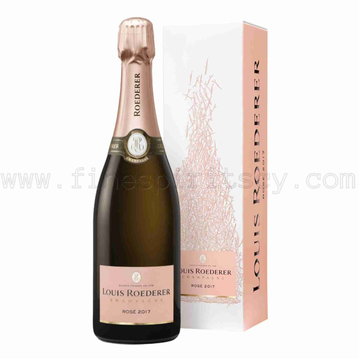 Louis Roederer Rose 2017 Vintage Champagne 750ml 75cl 0.75L GBX Box