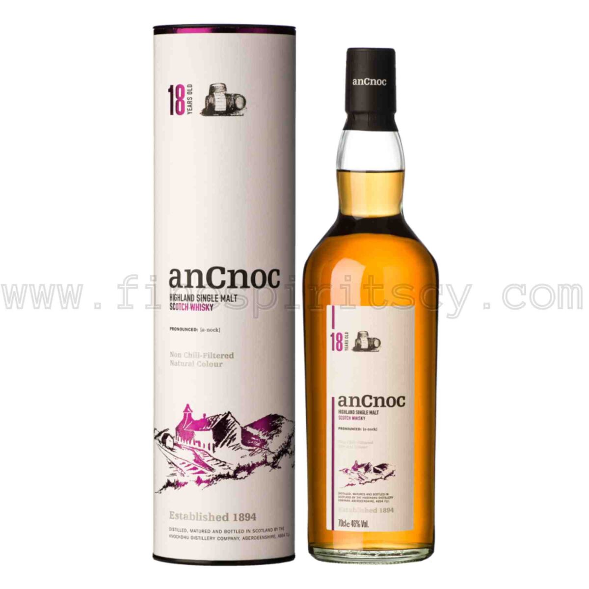 AnCnoc 18 Year Old Highland Knockdhu 700ml 70cl 0.7L