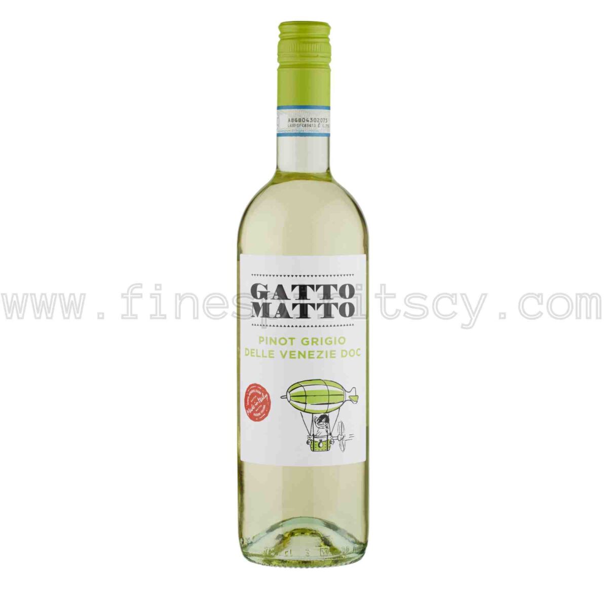 Gatto Matto Pinot Grigio Villa Degli Olmi 750ml 75cl 0.75L