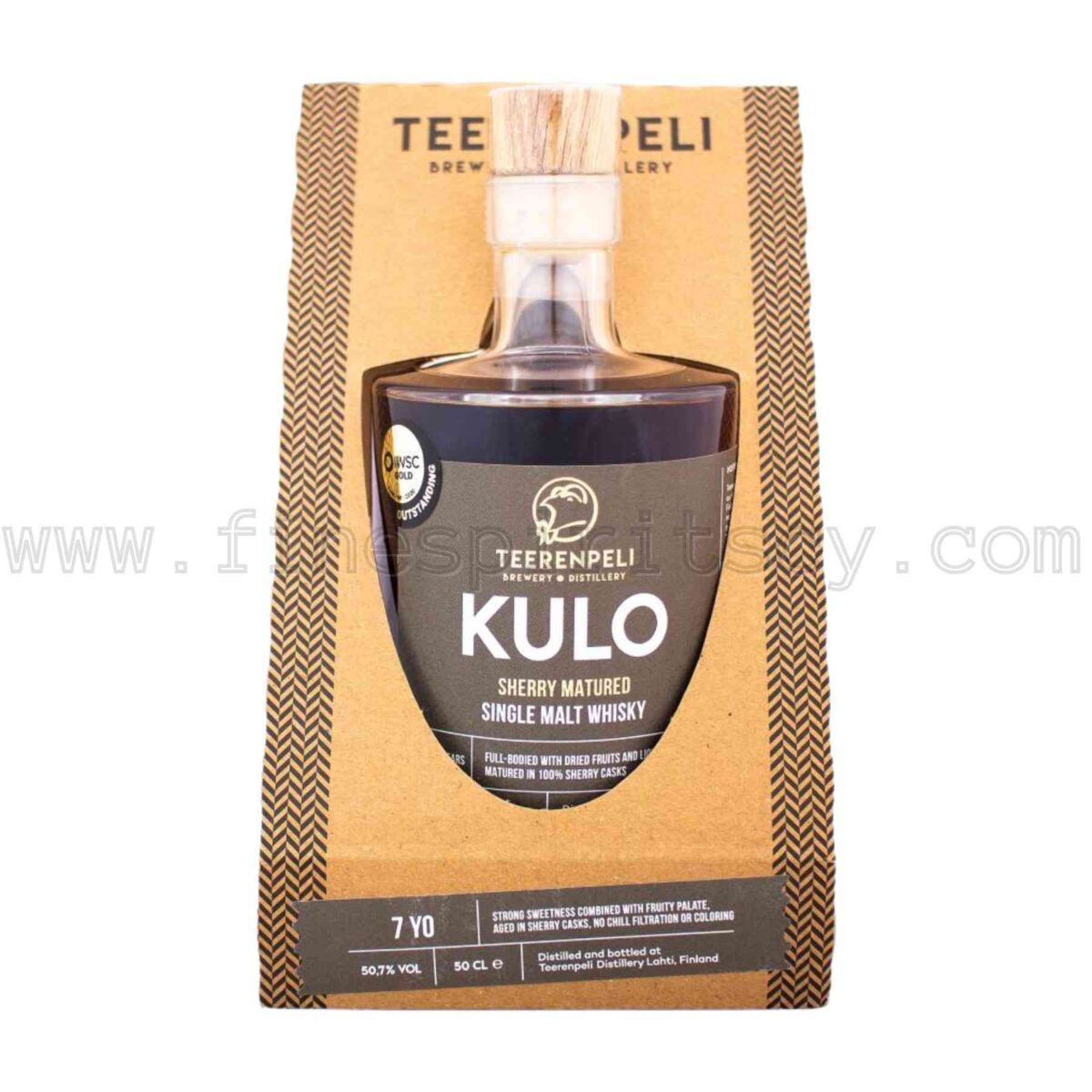 Teerenpeli Kulo 7 Year Old Sherry Cask Matured Finnish Finland 500ml 50cl 0.5L half litre liter