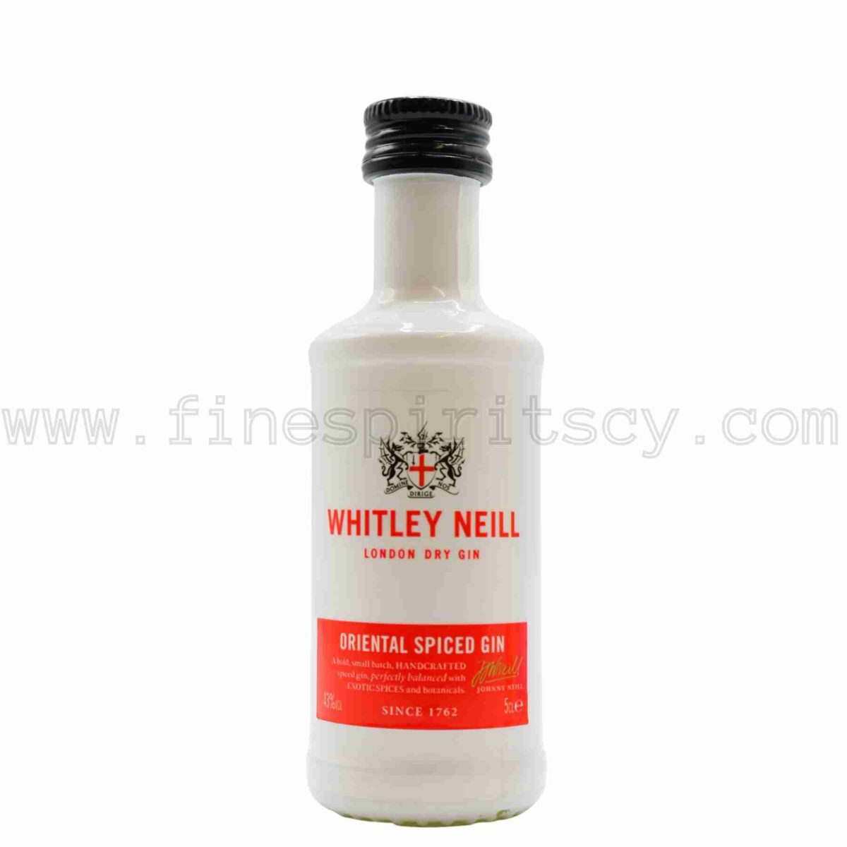 Whitley Neill Oriental Spiced Gin 50ml 5cl 0.05L mini miniature Orient Spices