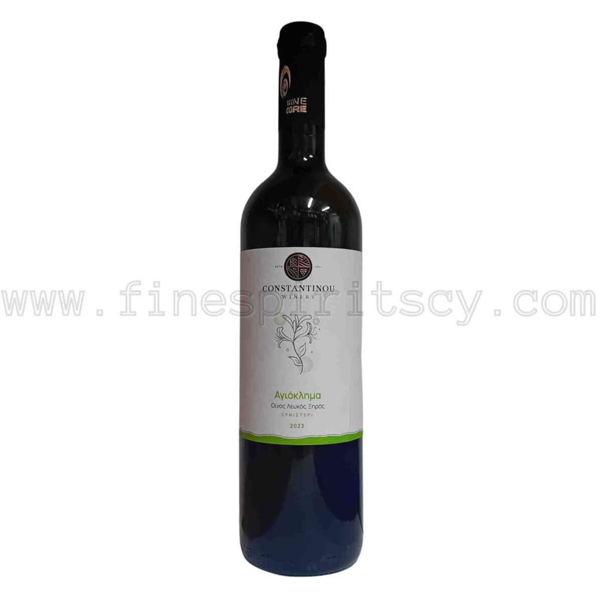 Constantinou Winery Ayioklima Xynisteri White Dry Wine 750ml 75cl 0.75L Cyprus