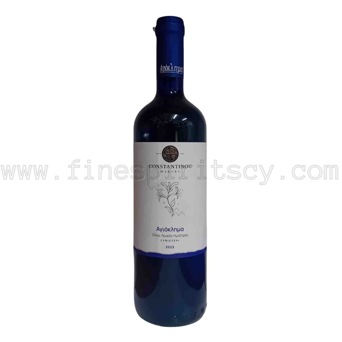 Constantinou Winery Ayioklima Xynisteri White Medium Dry Wine 750ml 75cl 0.75L Cyprus