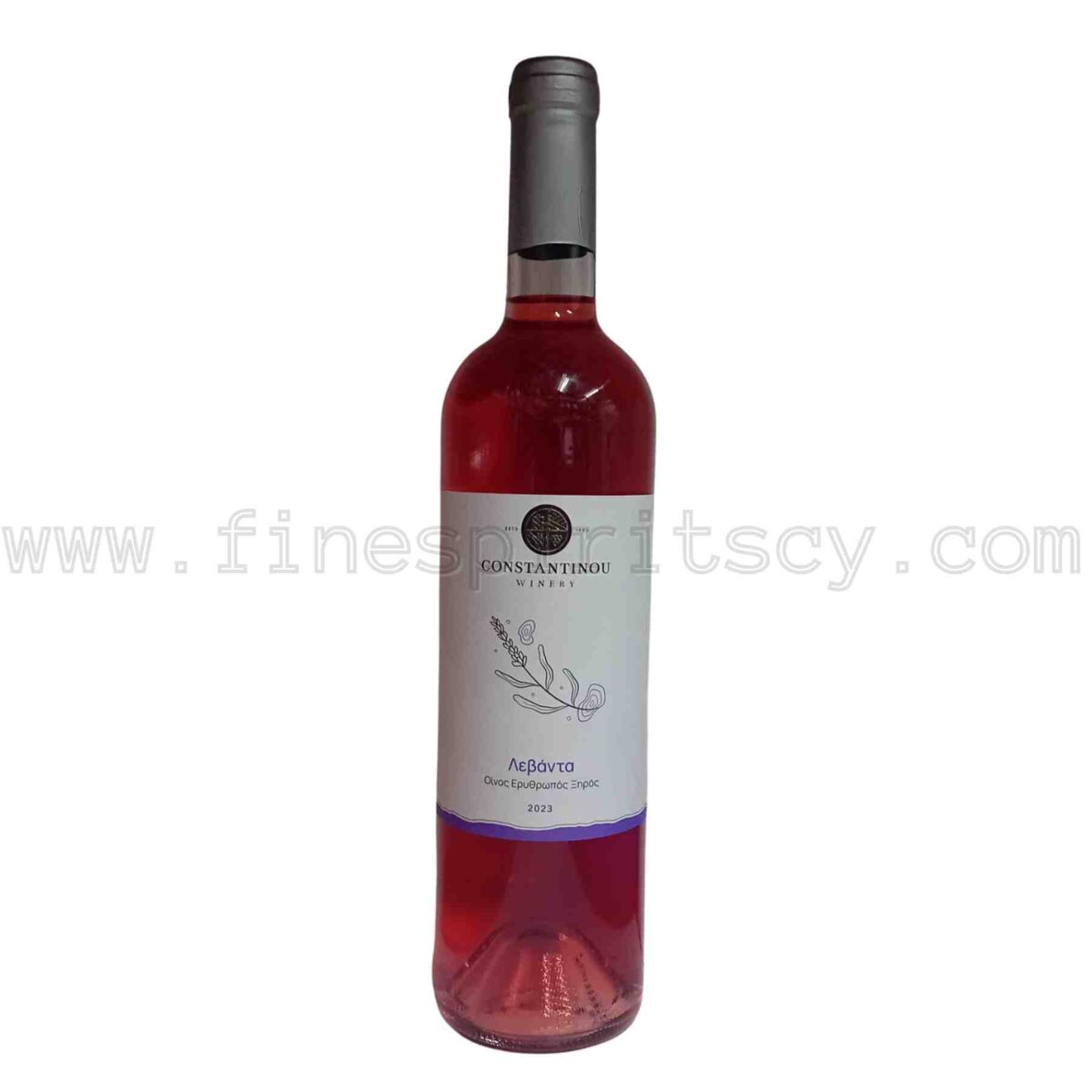 Constantinou Winery Levanda Dry Rose Wine 750ml 75cl 0.75L Cyprus