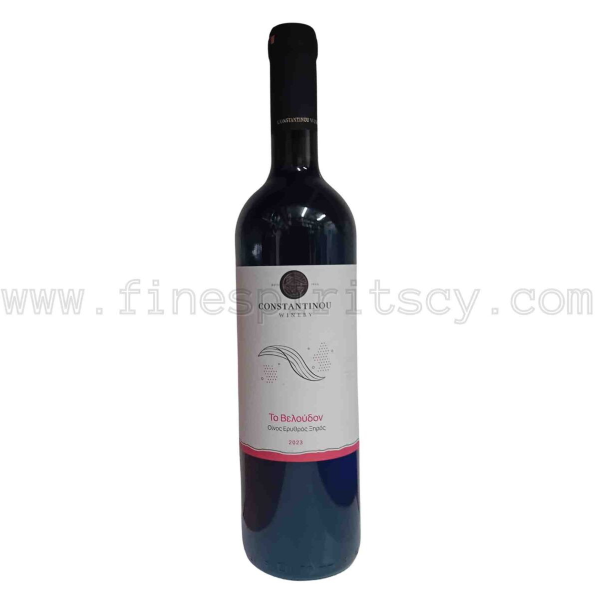 Constantinou Winery Veloudon Red Dry Wine 750ml 75cl 0.75L