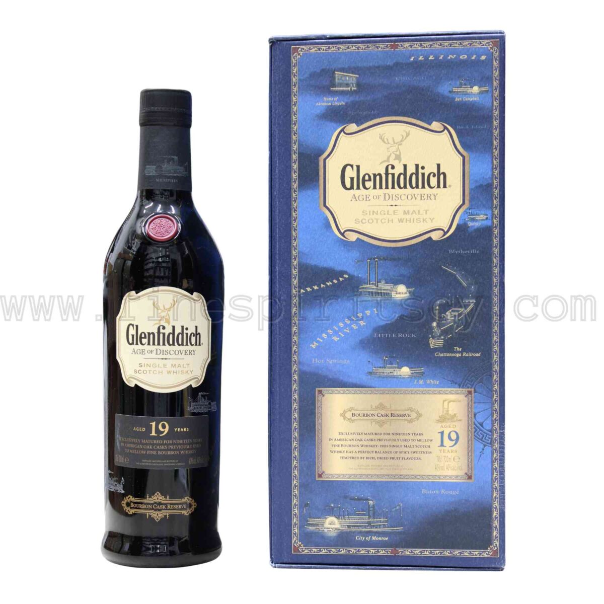 Glenfiddich 19 Year Old Bourbon Cask Finish Age Of Discovery 700ml 70cl 0.7L