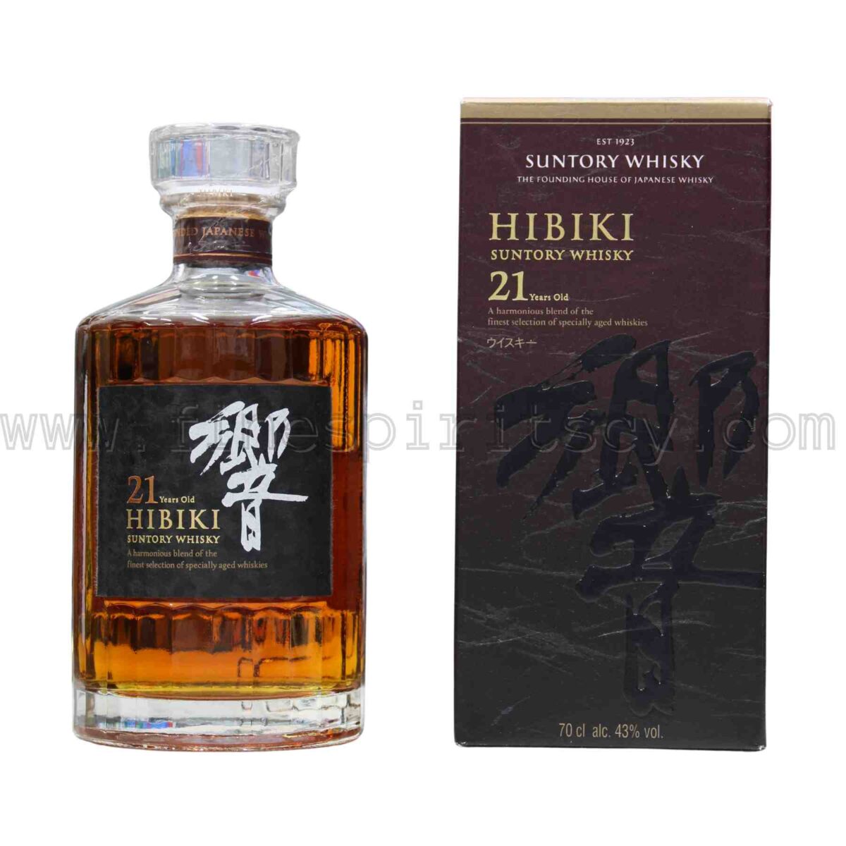 Suntory Hibiki 21 Year Old Japanese Blended Whisky 700ml 70cl 0.7L