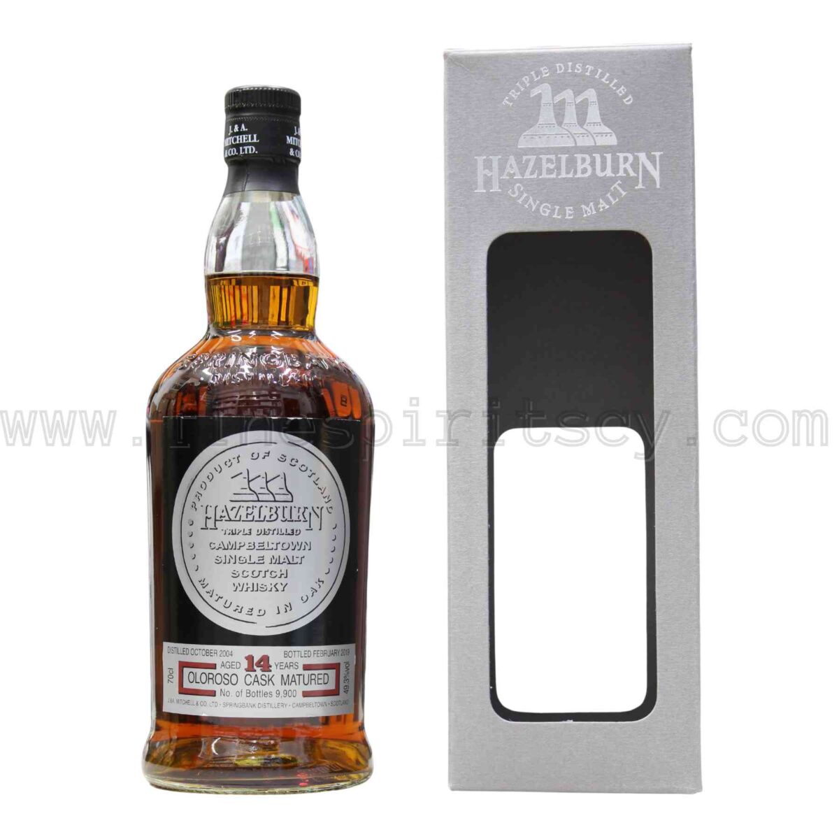 Springbank Hazelburn 14 Year Old Sherry Wood 2019 Release 700ml 70cl 0.7L 49.3%