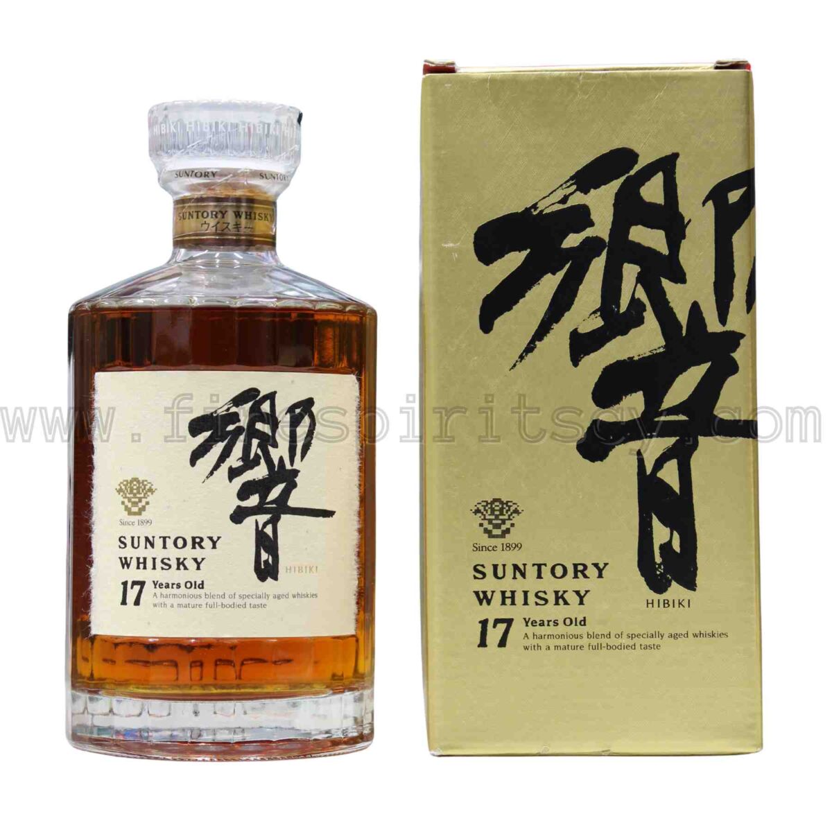 Suntory Hibiki 21 Year Old Japanese Blended Whisky 700ml 70cl 0.7L Gold Box Old Bottling