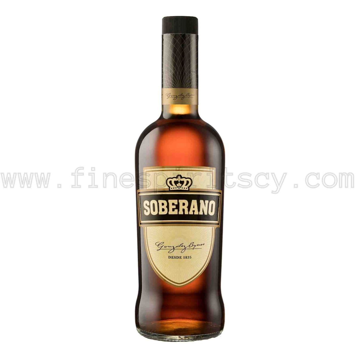 Soberano Brandy Sherry 1000ml 100cl 1l liter litre Gonzalez Byass