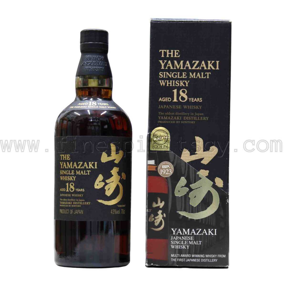 Suntory Yamazaki 18 Year Old EU Japanese Single Malt 700ml 70cl 0.7L