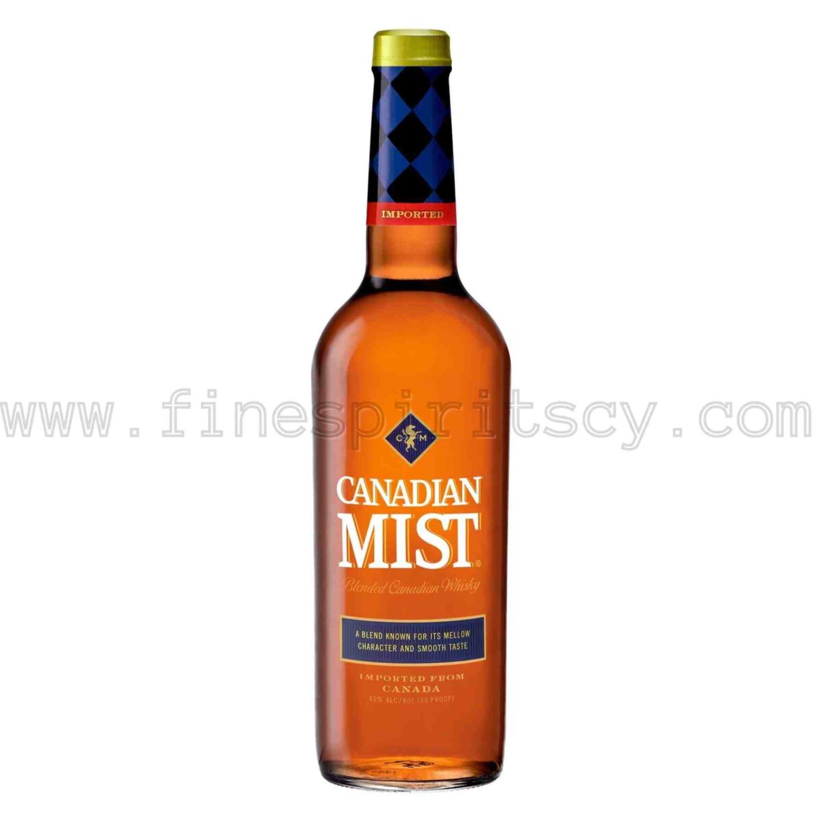 Canadian Mist 1000ml 100cl 1l liter litre Blended Whiskey Whisky Sazerac