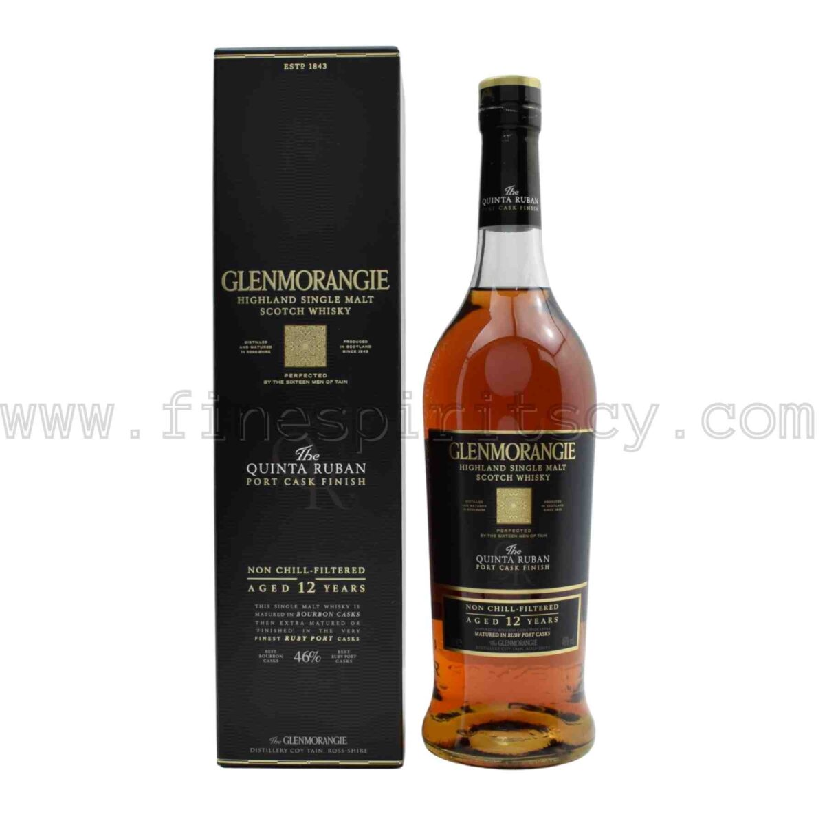 Glenmorangie 12 Year Old The Quinta Ruban 700ml 70cl 0.7L Discontinued Old Rare