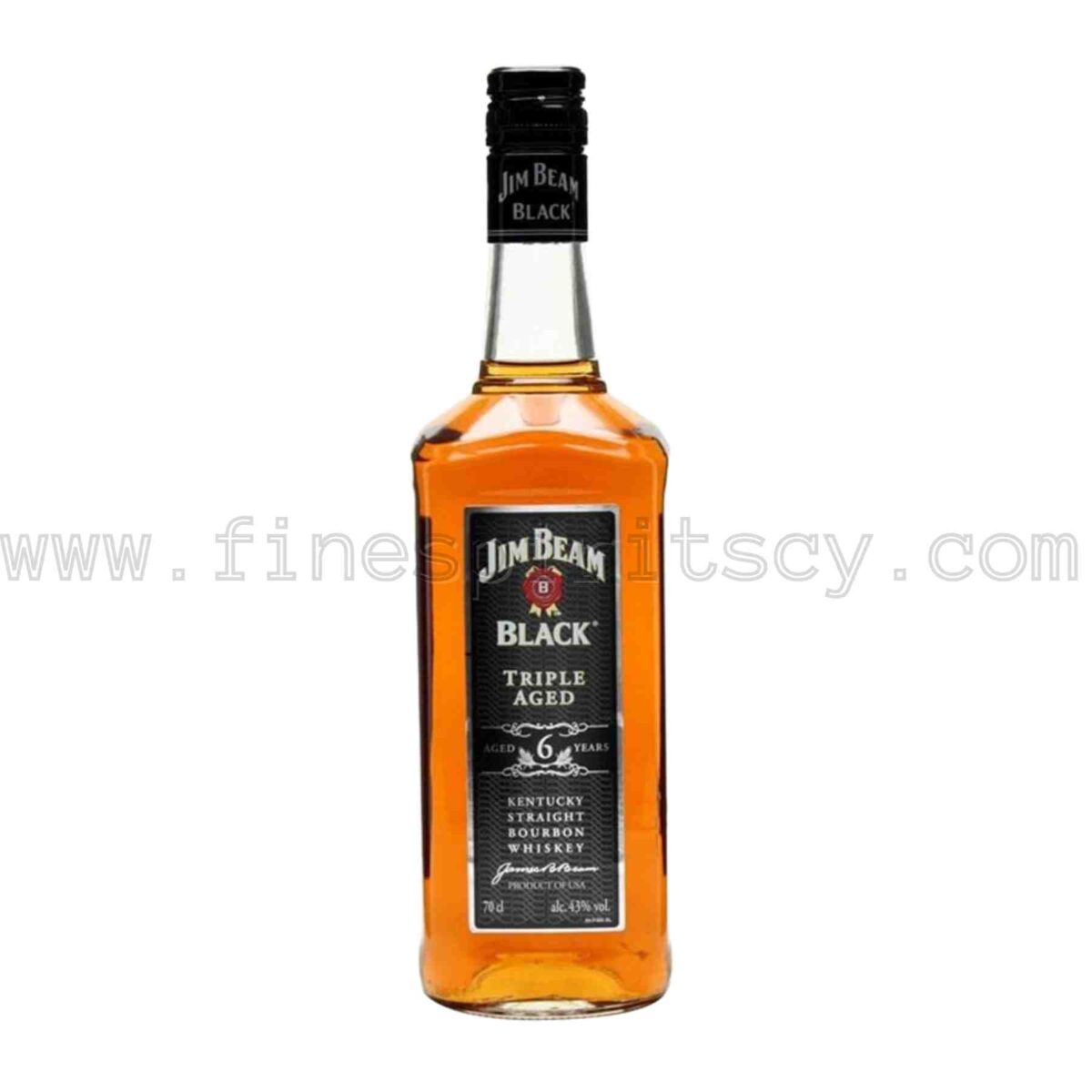 Jim Beam Black Triple Aged 6 Year Old 700ml 70cl 0.7L 43%