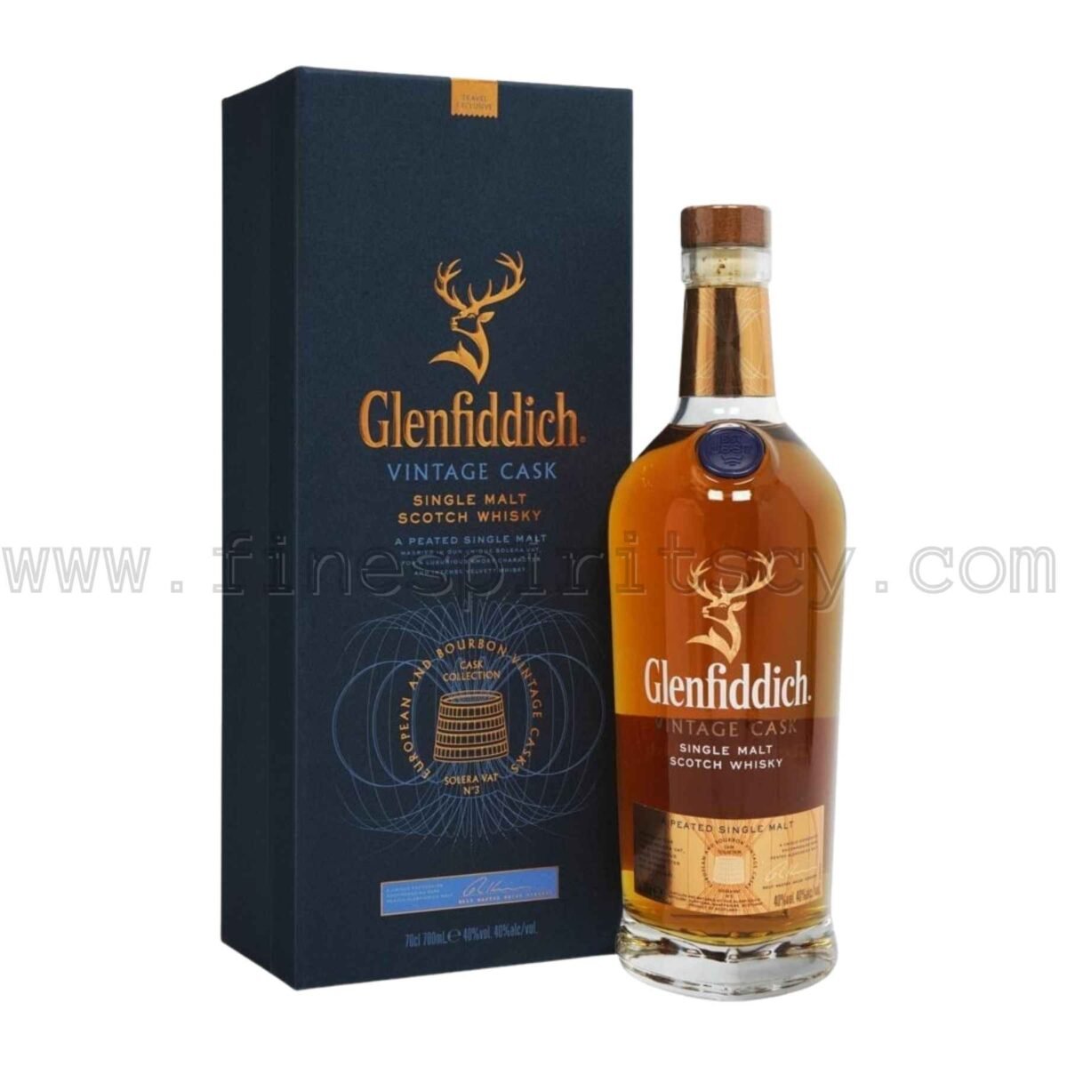 Glenfiddich Vintage Cask Collection Peaty Single Malt 700ml 70cl 0.7L