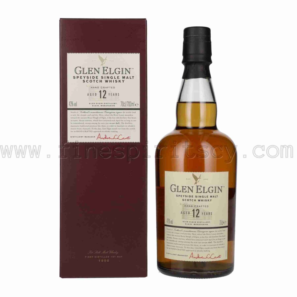 Glen Elgin 12 Year Old 700ml 70cl 0.7L