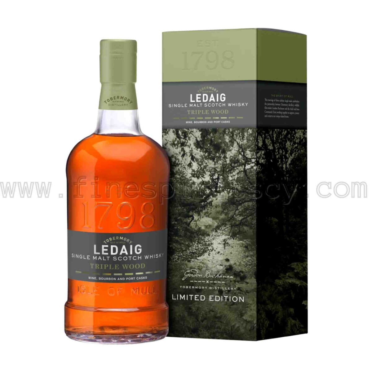 Ledaig Triple Wood Limited Edition Release 700ml 70cl 0.7L